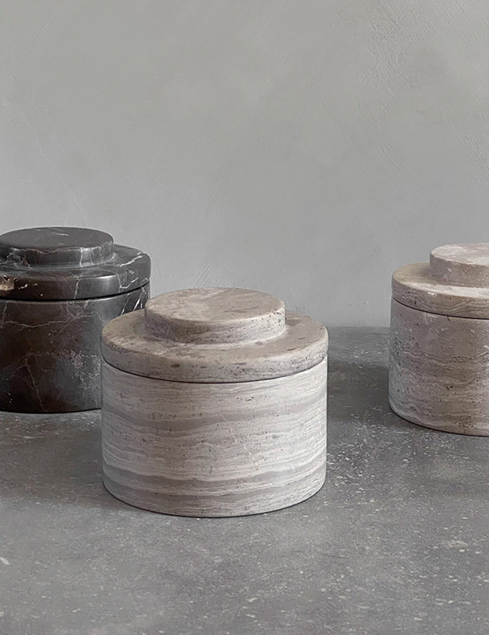 BRANDT Collective aura canister grey marble