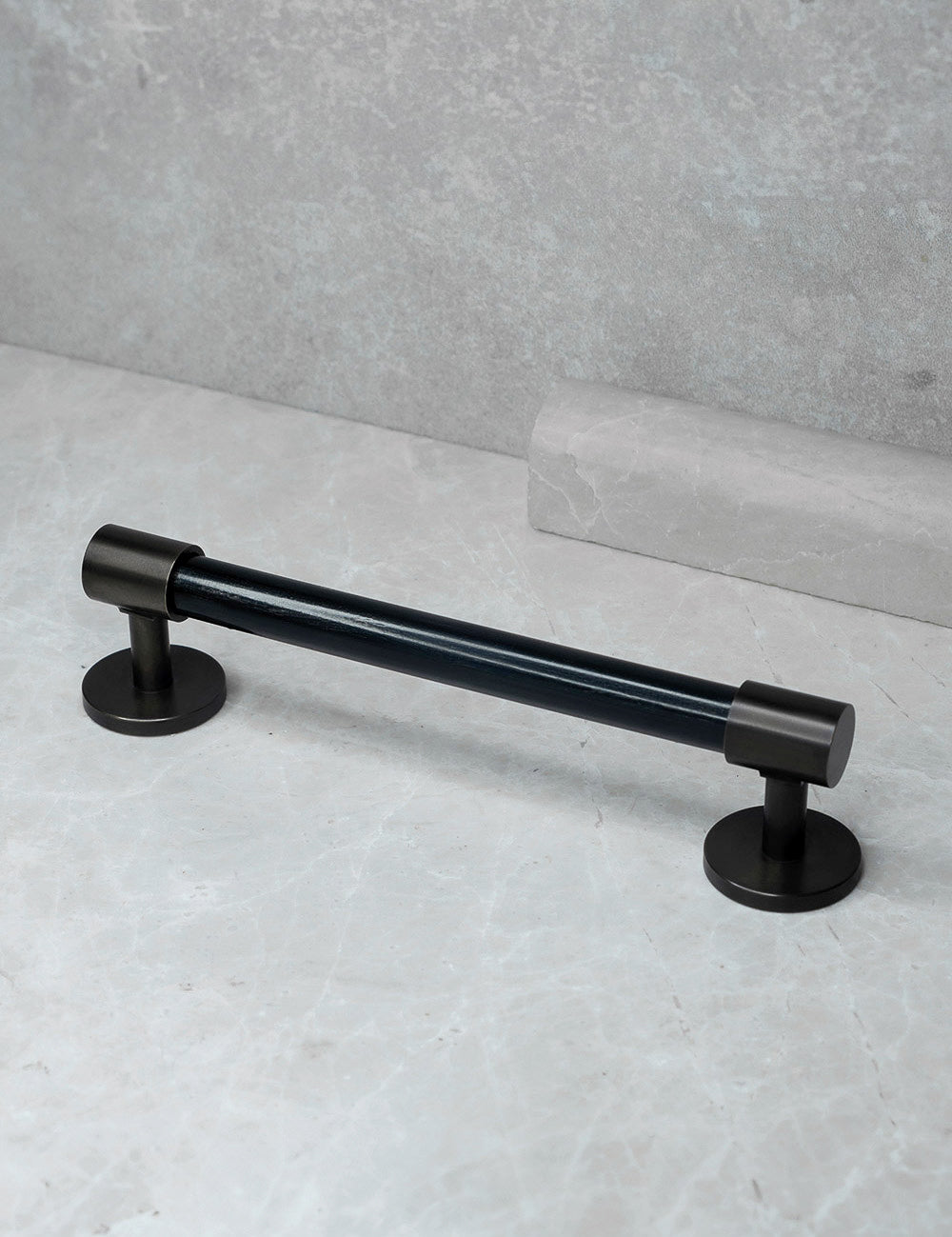 Black Horn. Luxury cabinet hardware made of solid brass by BRANDT Collective. 
