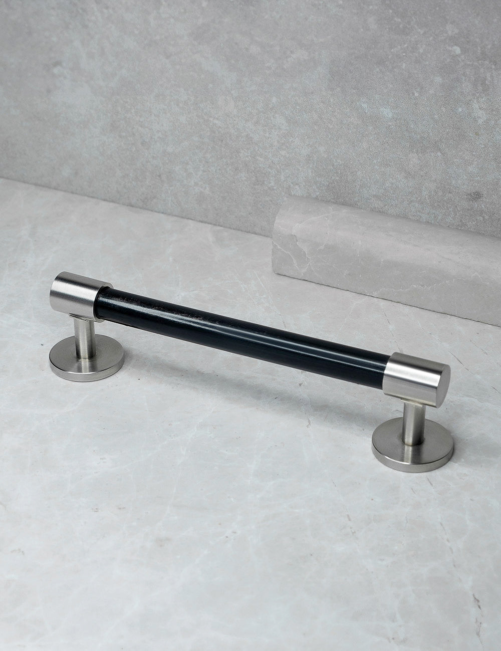 Black Horn. Luxury cabinet hardware made of solid brass by BRANDT Collective. 