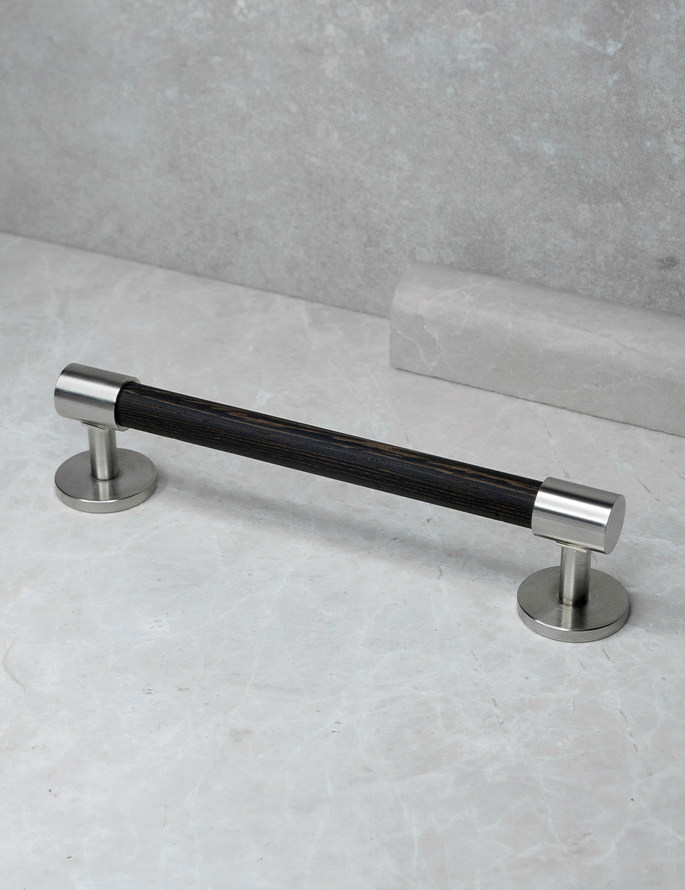 Wenge. Luxury cabinet hardware made of solid brass by BRANDT Collective. 