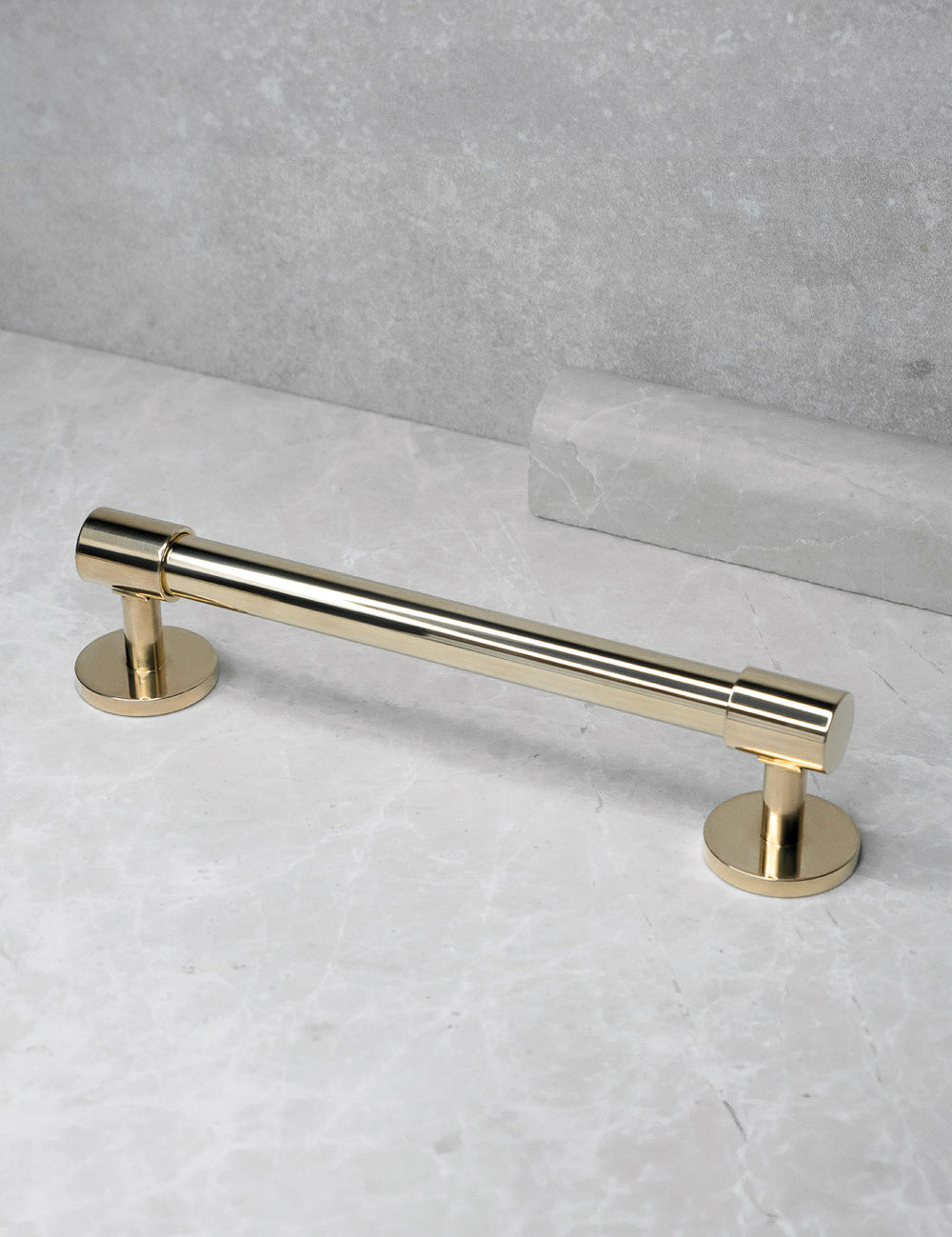 Polished Brass. Luxury cabinet hardware made of solid brass by BRANDT Collective. 