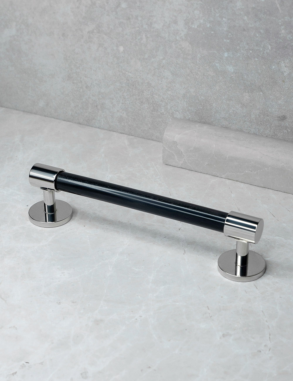 Black Horn. Luxury cabinet hardware made of solid brass by BRANDT Collective. 