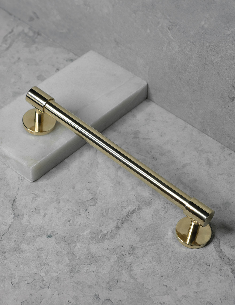 Polished Brass. Luxury cabinet hardware made of solid brass by BRANDT Collective. 