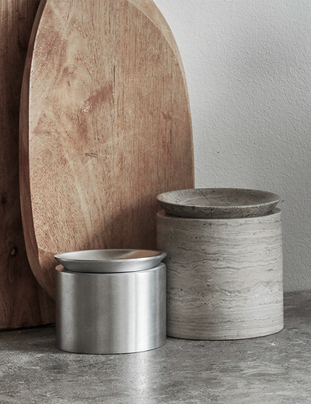 BRANDT Collective EDO canister M in Satin Aluminium