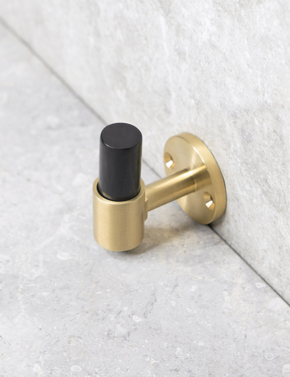 Black Horn. Luxury hardware made of solid brass by BRANDT Collective.