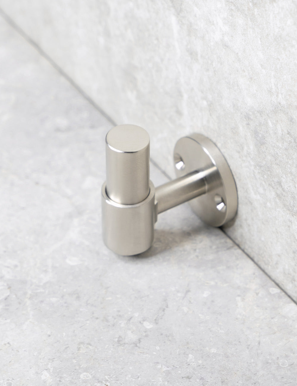 Brushed Nickel. Luxury hardware made of solid brass by BRANDT Collective.