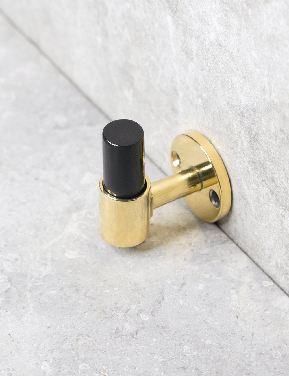 Black Horn. Luxury hardware made of solid brass by BRANDT Collective. 