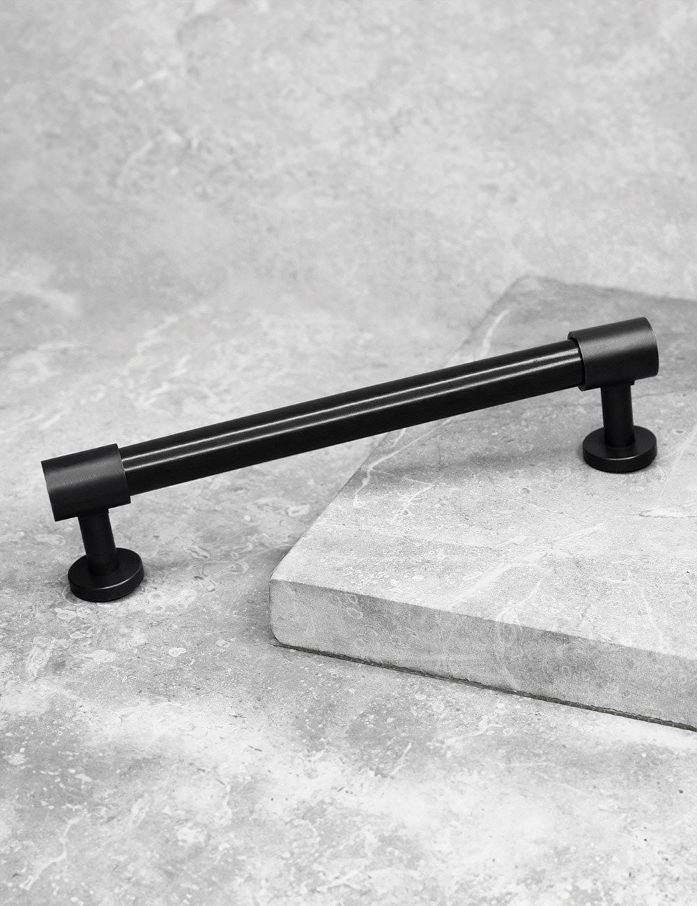 Black Horn. Luxury cabinet hardware made of solid brass by BRANDT Collective. 