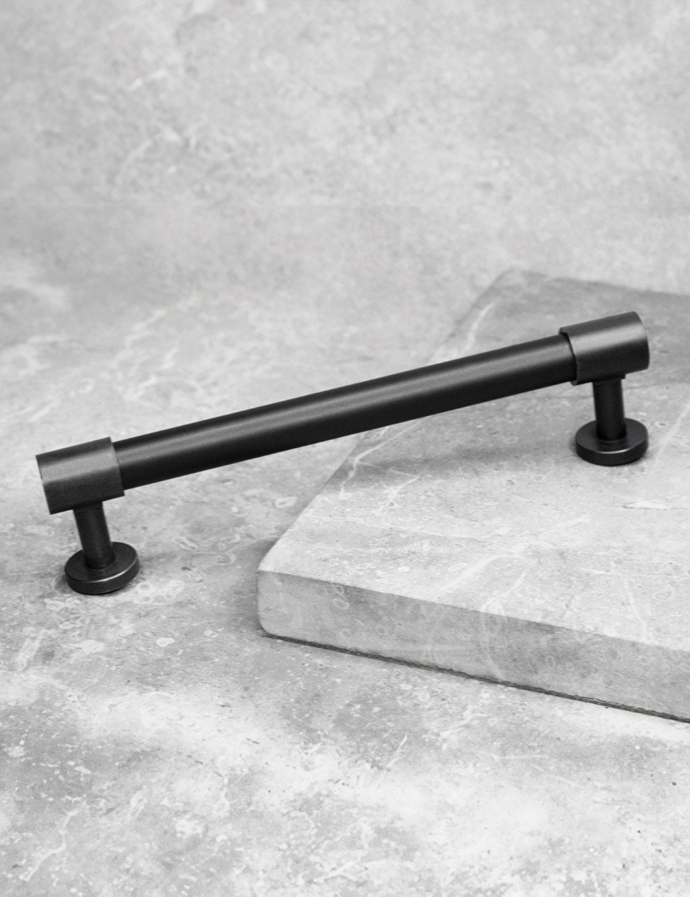 Nearly Black. Luxury cabinet hardware made of solid brass by BRANDT Collective. 