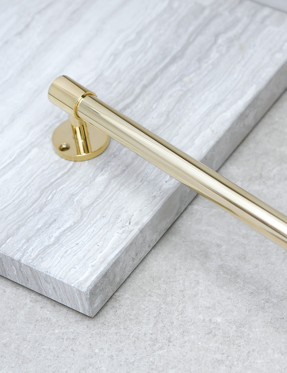 Polished Brass. Luxury kitchen hardware made of solid brass by BRANDT Collective. 