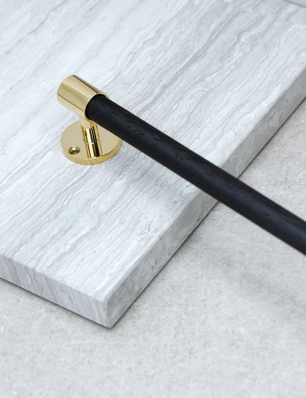 Wenge. Luxury kitchen hardware made of solid brass by BRANDT Collective. 