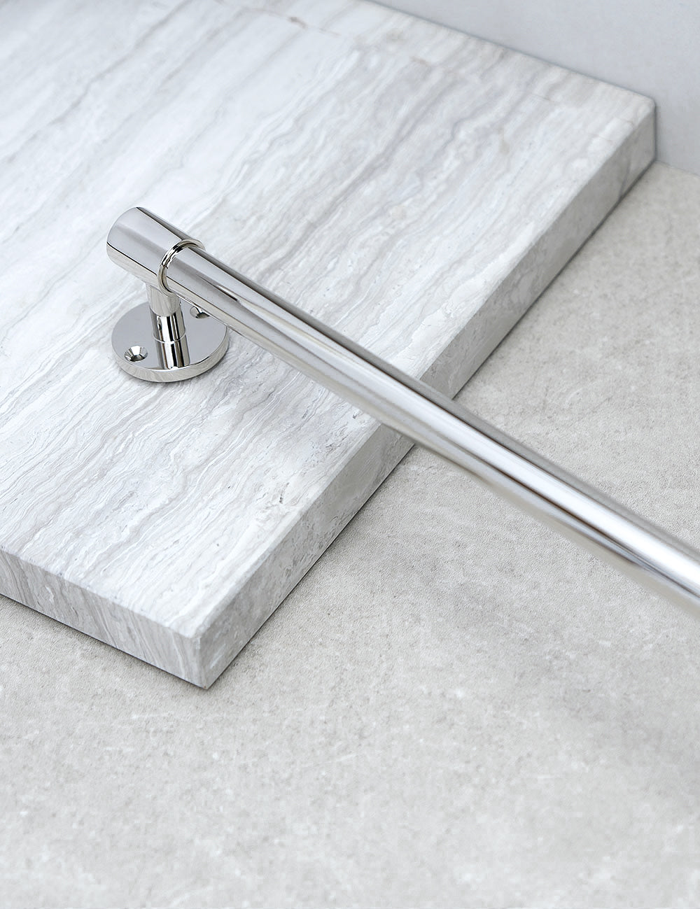 Polished Nickel. Luxury kitchen hardware made of solid brass by BRANDT Collective. 