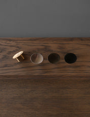 LEAF knob by BRANDT Collective. A hardware collection in collab with Norm architects consisting of knobs, T-bars and pull bars.