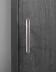 LEAF pull bar 160 mm in nickel by BRANDT Collective and Norm architects. Kitchen handle in solid brass.