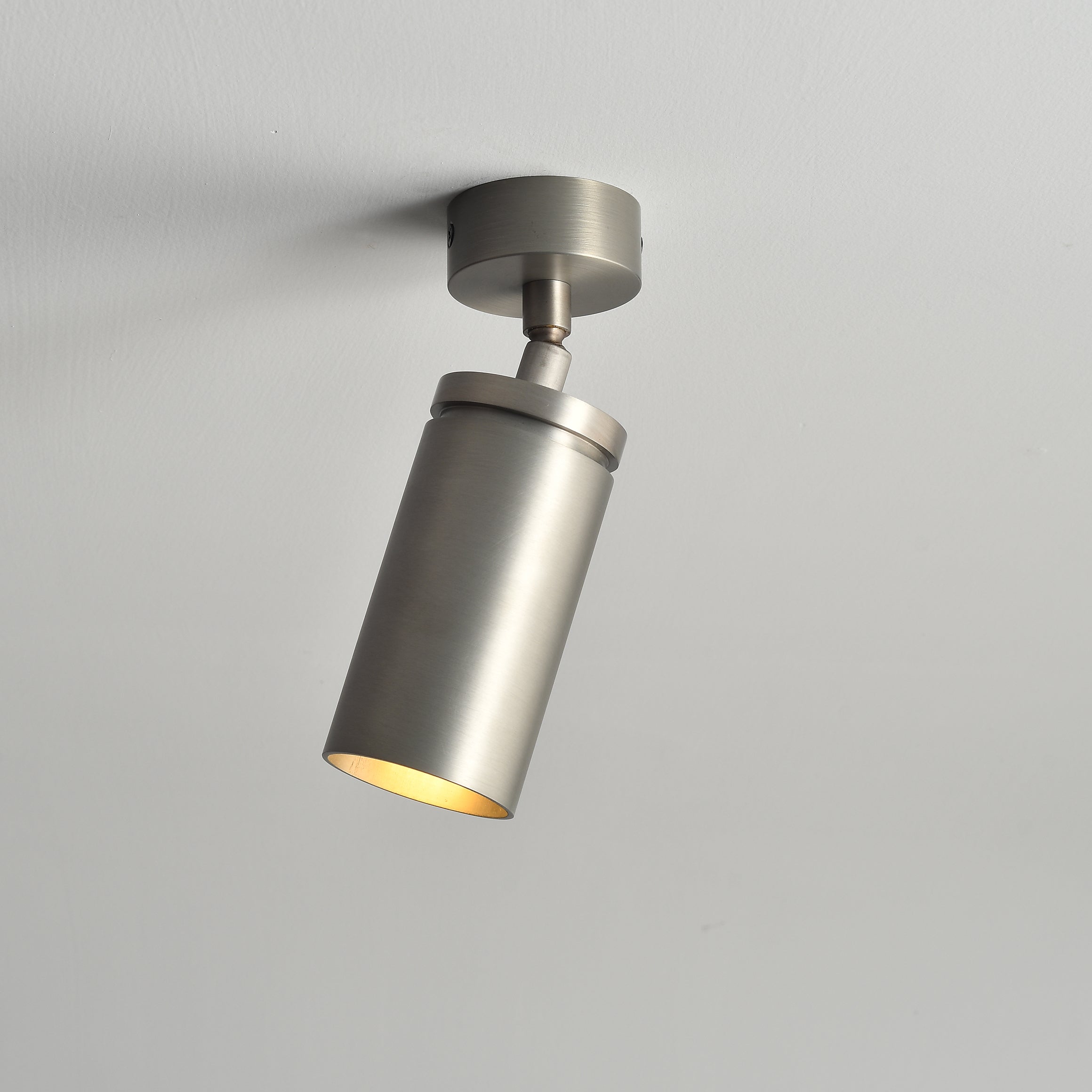 BRANDT Copenhagen ELEMENT spot lamp Ø80 in Satin Nickel