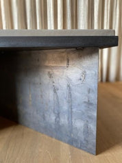 NEST coffee tables - Leather - Nuance Light Grey - Set of 2 pieces (archive PICK-UP)