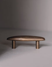 NOBLE pull bar short in burnished brass designed by Julie Brandt for BRANDT Collective