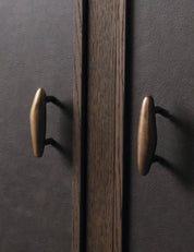 NOBLE pull bar short in burnished brass designed by Julie Brandt for BRANDT Collective