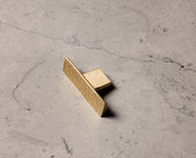 CARVE T-bar - Satin Brass