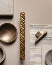 BRANDT Copenhagen CARVE pull bar in satin brass