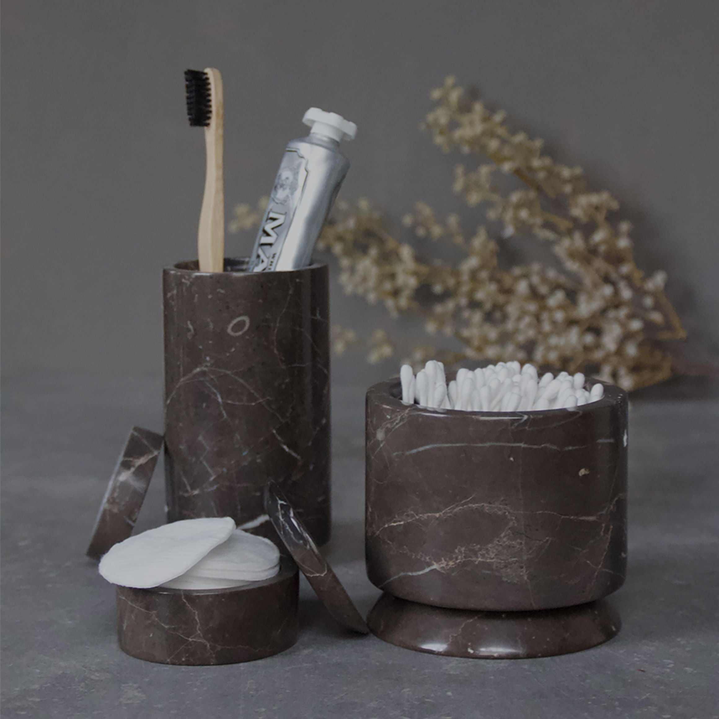 BRANDT Collective EDO canister M in black marble SB