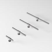 REFINED T-bar 107 mm in brushed nickel by BRANDT Collective luxury hardware