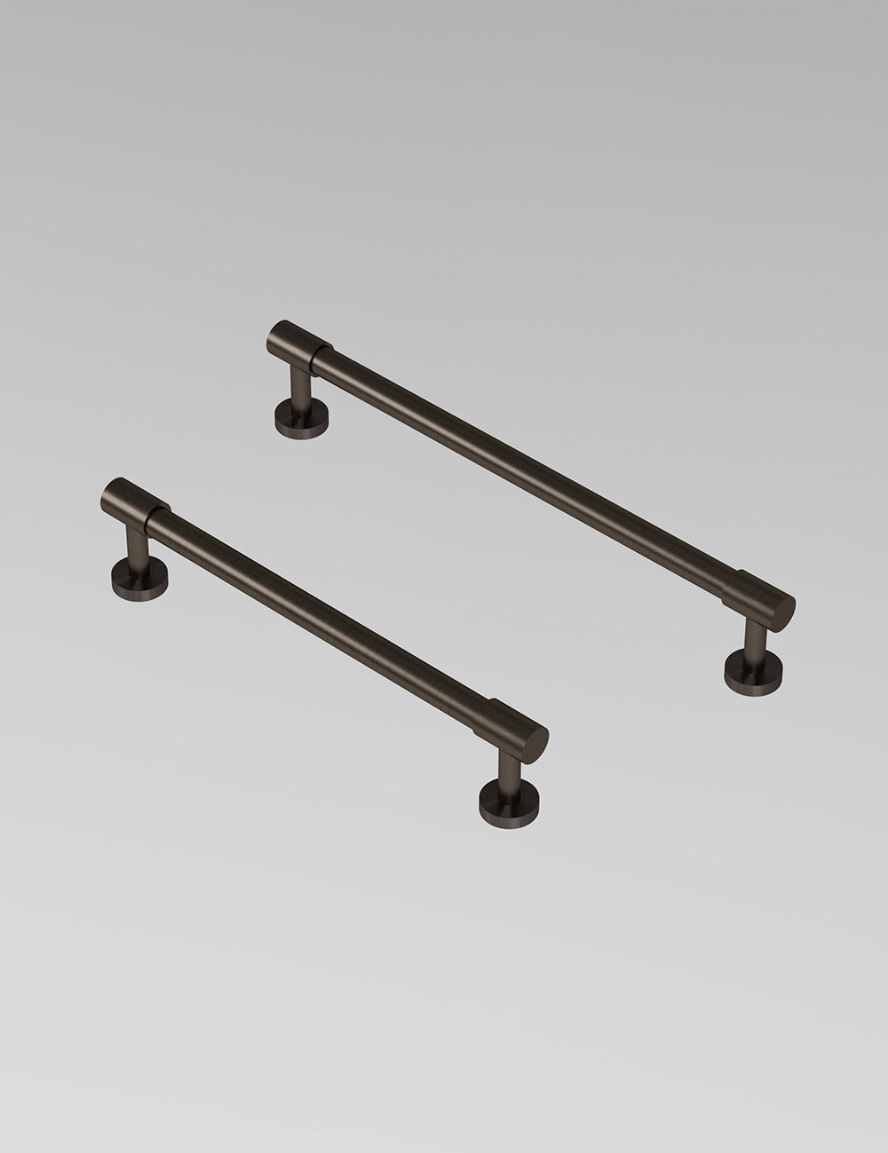 Burnished Brass. Modern cabinet hardware made of solid brass by BRANDT Collective.