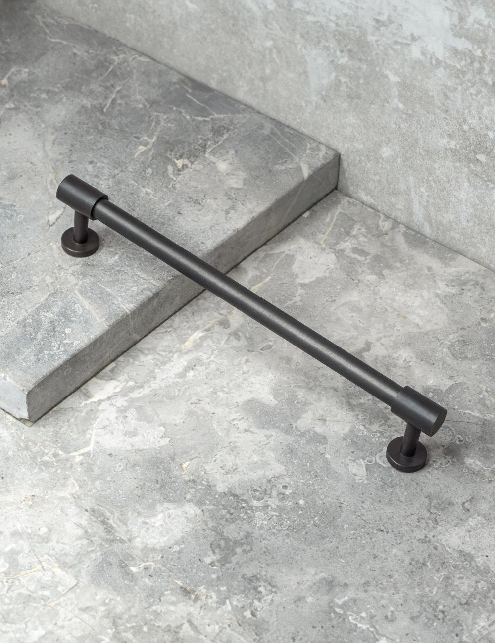 Nearly Black. Modern cabinet hardware made of solid brass by BRANDT Collective.