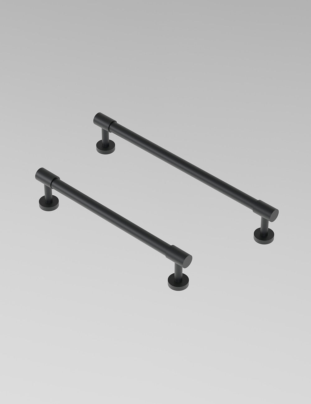 Nearly Black. Modern cabinet hardware made of solid brass by BRANDT Collective.