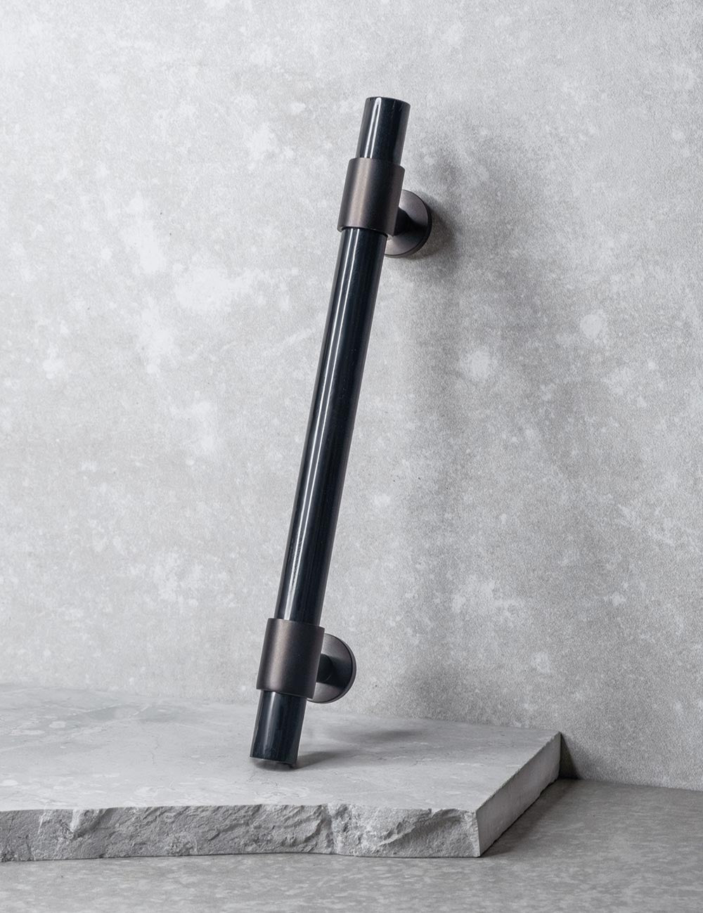 Black Horn. Luxury cabinet hardware made of solid brass by BRANDT Collective. 