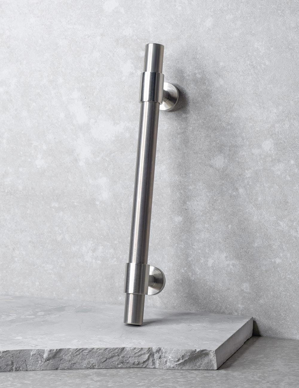 Brushed Nickel. Luxury cabinet hardware made of solid brass by BRANDT Collective. 