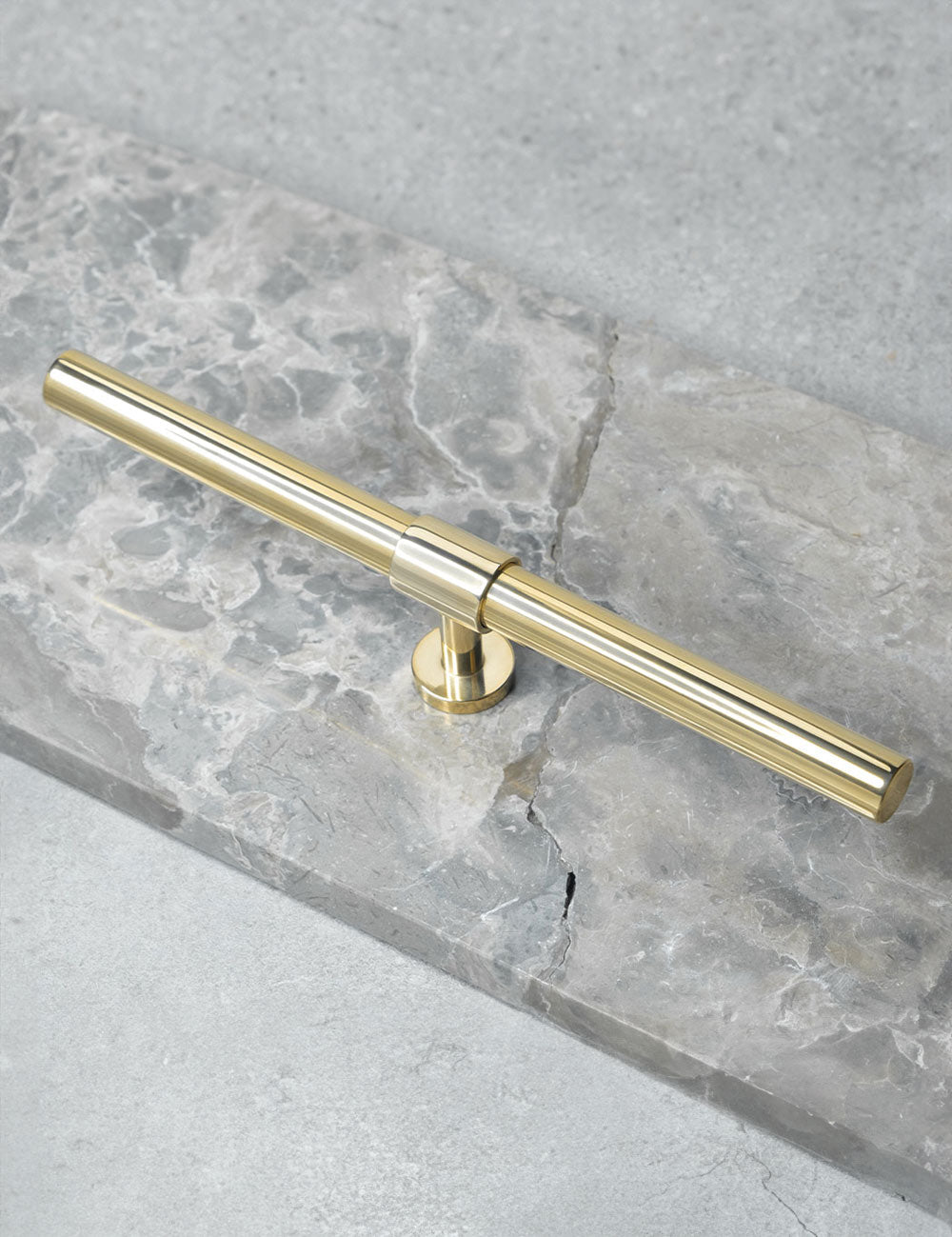 Polished Brass. Luxury cabinet hardware made of solid brass by BRANDT Collective.