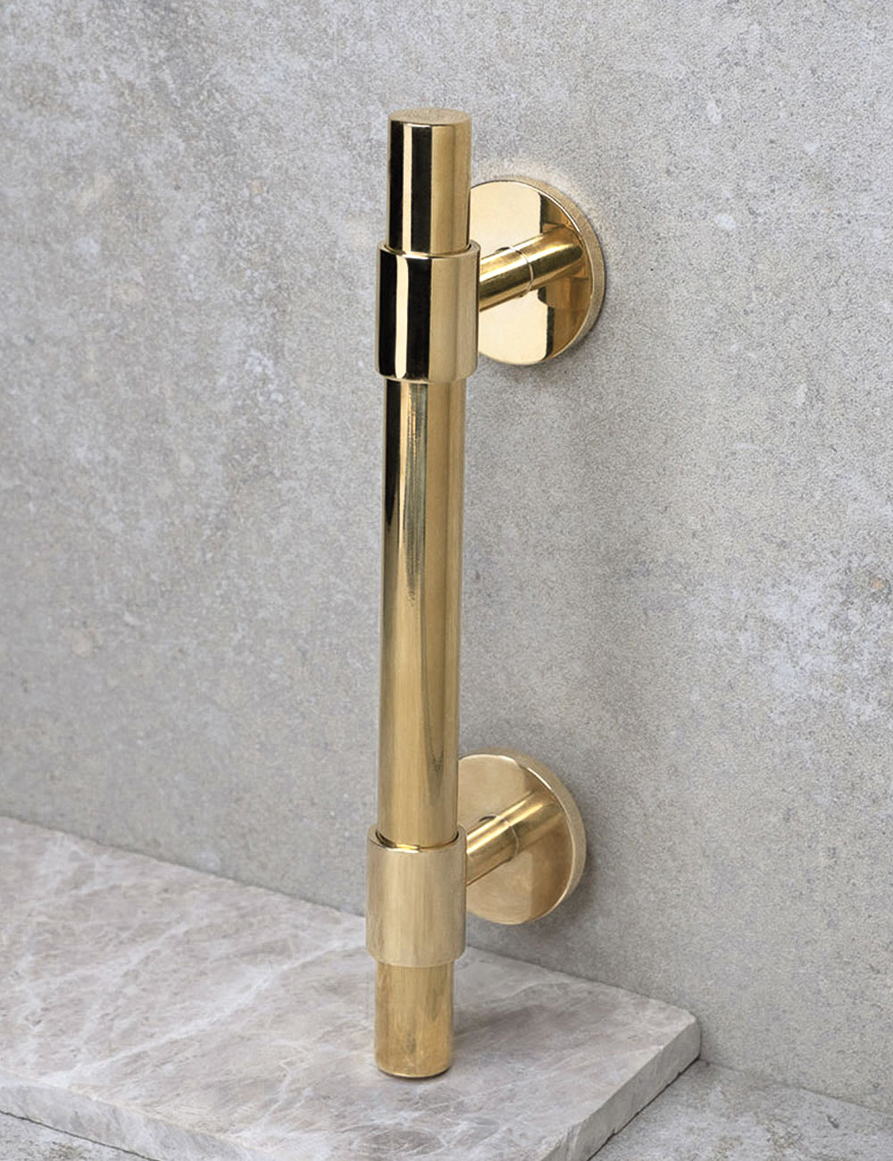 Polished Brass. Luxury cabinet hardware made of solid brass by BRANDT Collective.