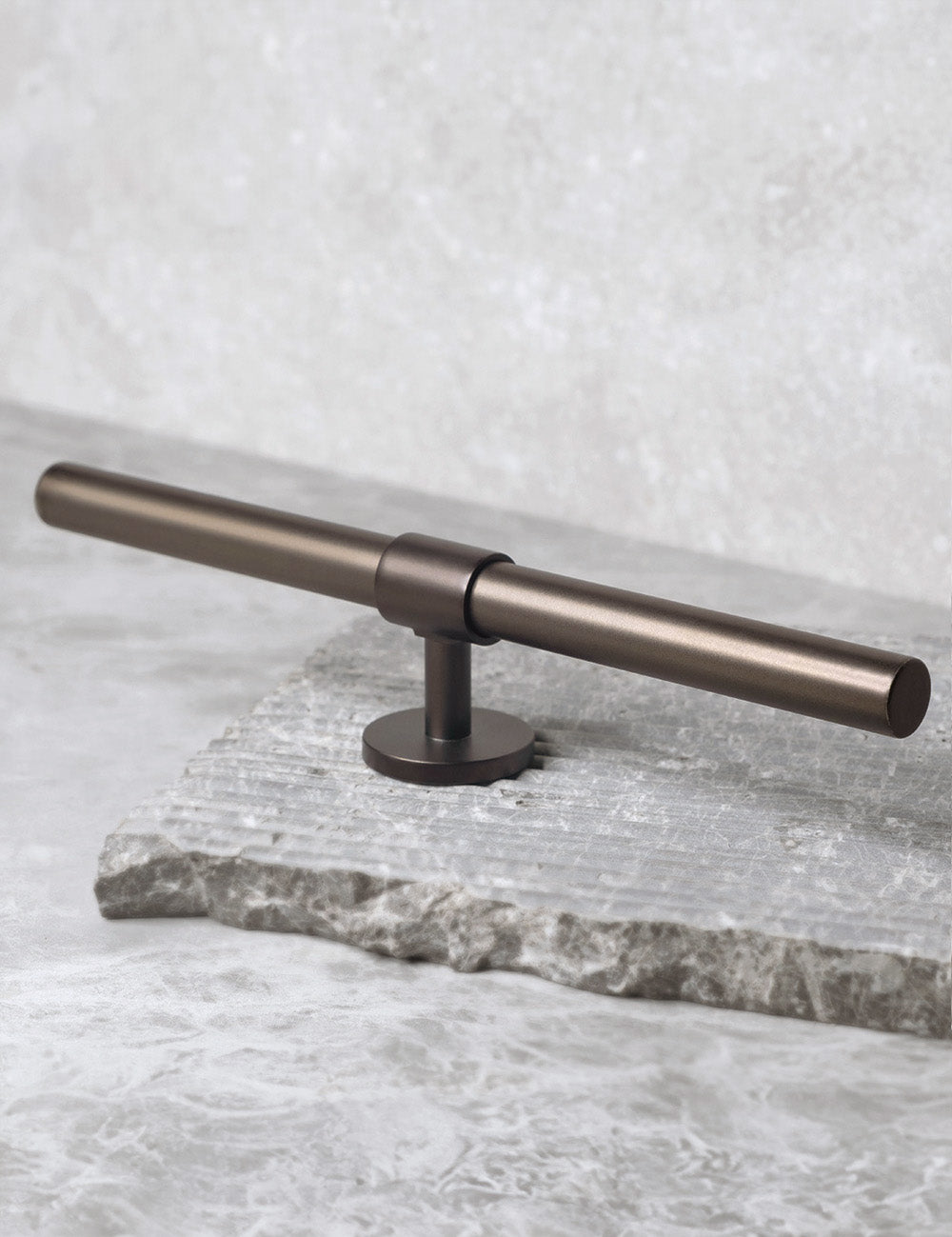 Burnished Brass. Luxury cabinet hardware made of solid brass by BRANDT Collective.