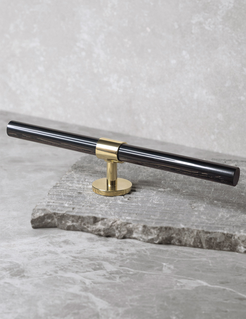 Black Horn. Luxury cabinet hardware made of solid brass by BRANDT Collective.