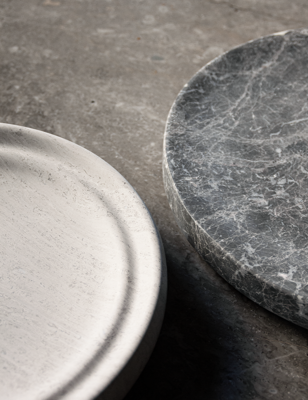 BRANDT Collective SABI bowl grooved in beige marble CG