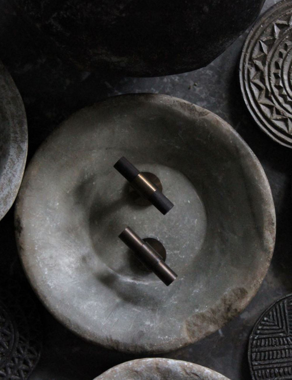 Burnished Brass. Luxury kitchen hardware made of solid brass by BRANDT Collective.
