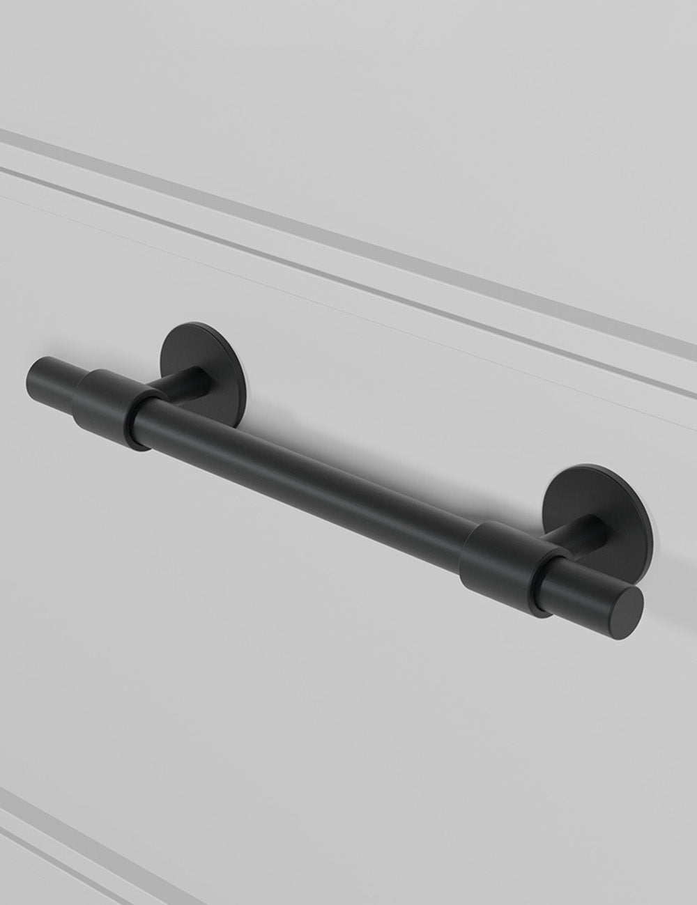 Nearly Black. Luxury cabinet hardware made of solid brass by BRANDT Collective.