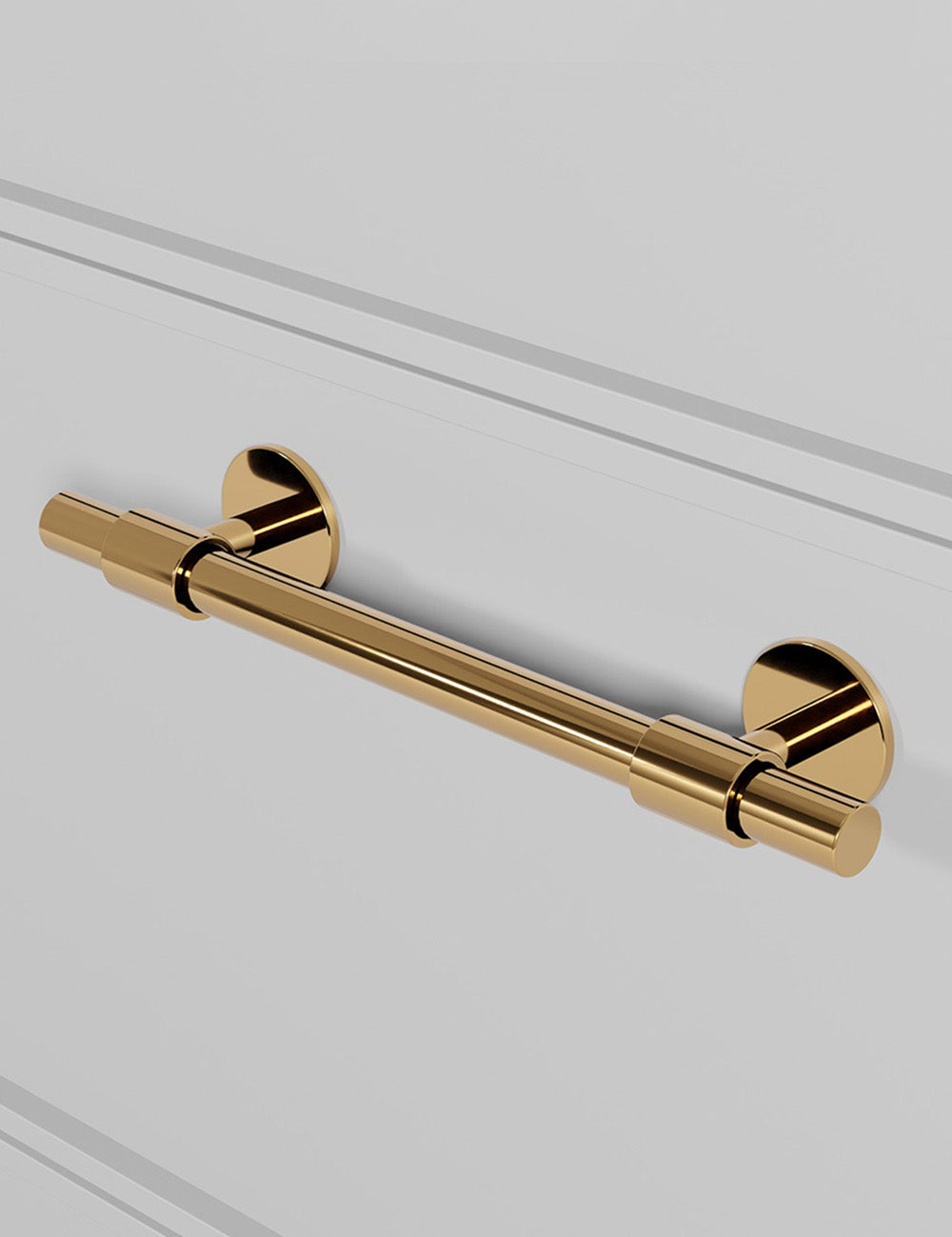 Polished Brass. Luxury cabinet hardware made of solid brass by BRANDT Collective.