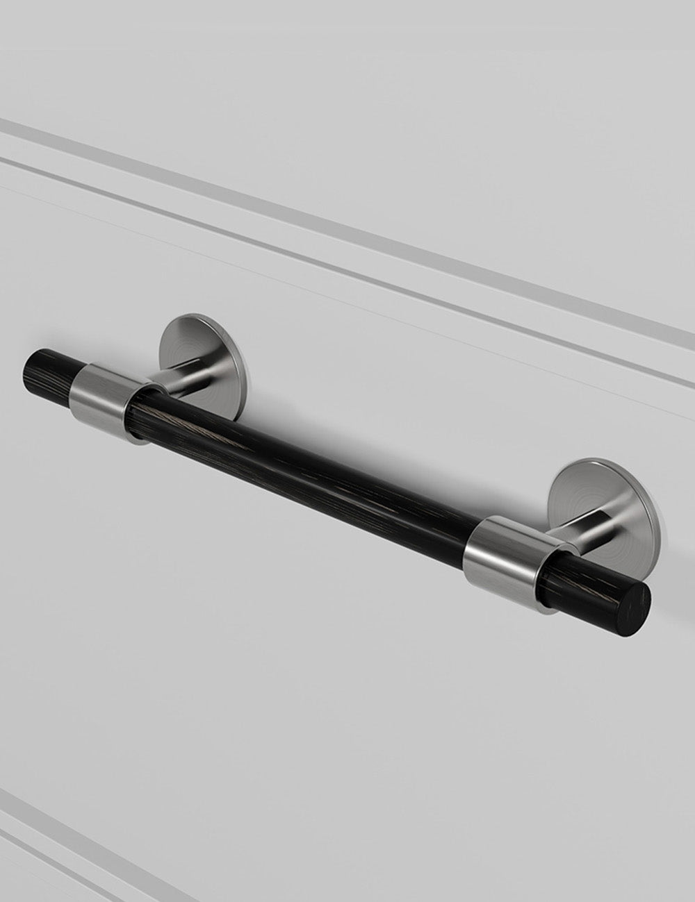 Black Horn. Luxury cabinet hardware made of solid brass by BRANDT Collective.