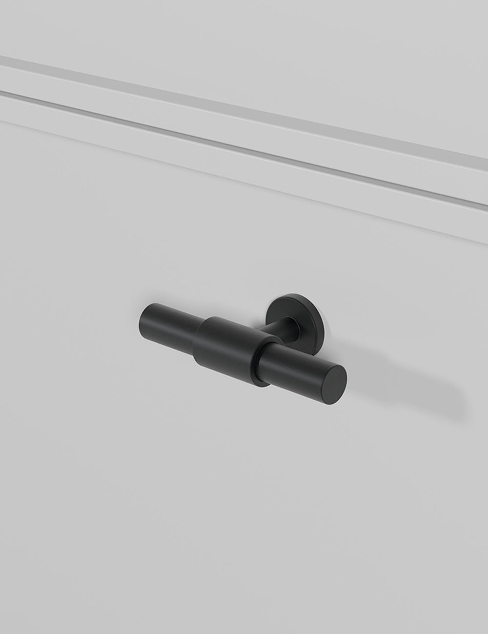 Nearly Black. Modern kitchen hardware made of solid brass by BRANDT Collective.