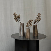 BRANDT Copenhagen TRTUNK vases in burnished brass all sizes