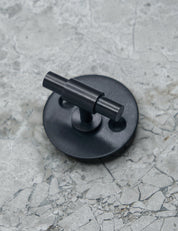 THUMBTURN lock in nearly black. Elegant door hardware by BRANDT Collective.