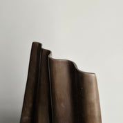 WALL sculpture in burninshed brass is designed by Julie Brandt for BRANDT Collective.