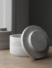 BRANDT Collective aura canister beige marble