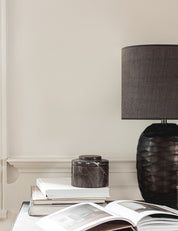 BRANDT aura canister in black marble