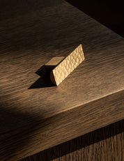 BRANDT Copenhagen CARVE pull bar in satin brass