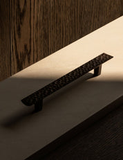 CARVE pullbar designed by NORM architects and BRANDT Copenhagen. A luxury cabinet hardware collection for kitchens and cabinets.
