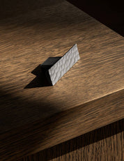 CARVE T.bar in Gunmetal by BRANDT Collective. A hardware collection in collab with Norm architects consisting of T-bars and pull bars.