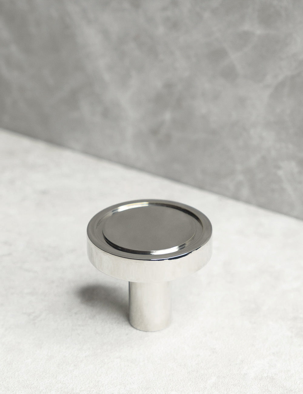 CHISEL knob - Polished Nickel by BRANDT Copenhagen 